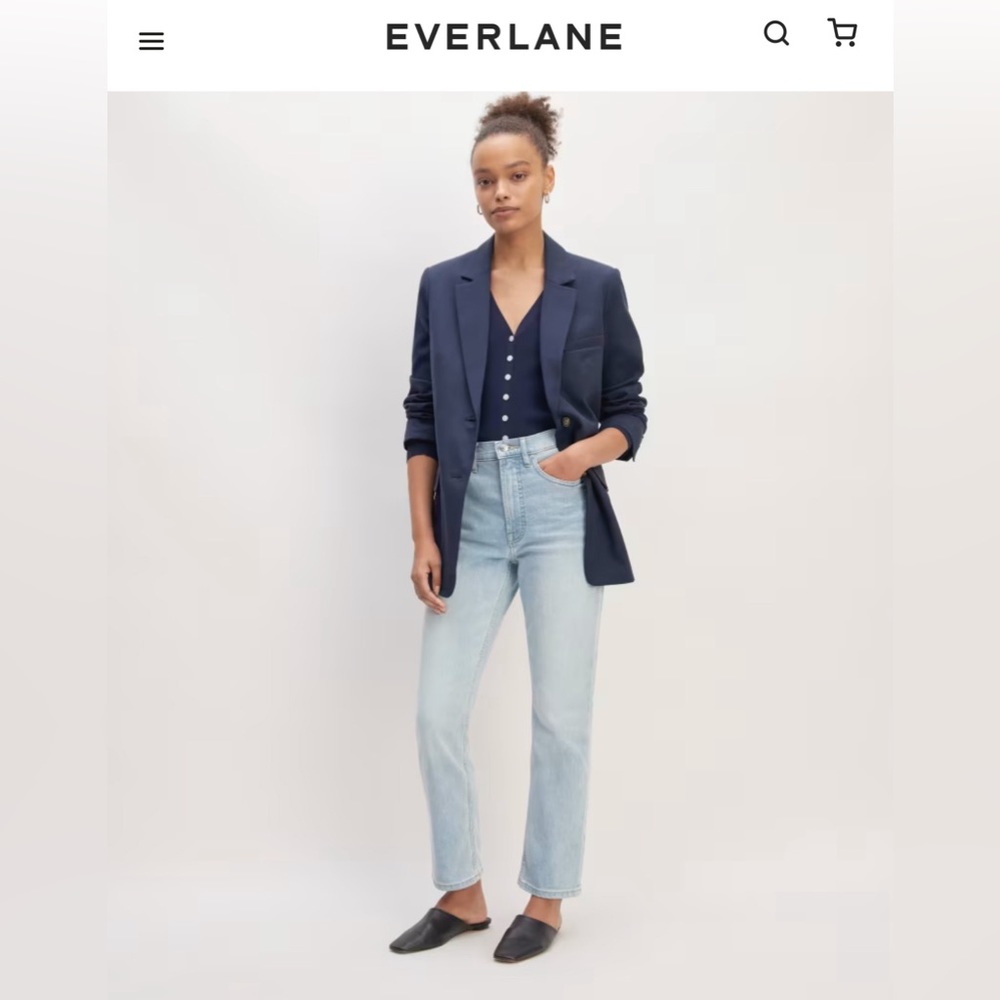 Everlane The Original Cheeky Jean - light wash